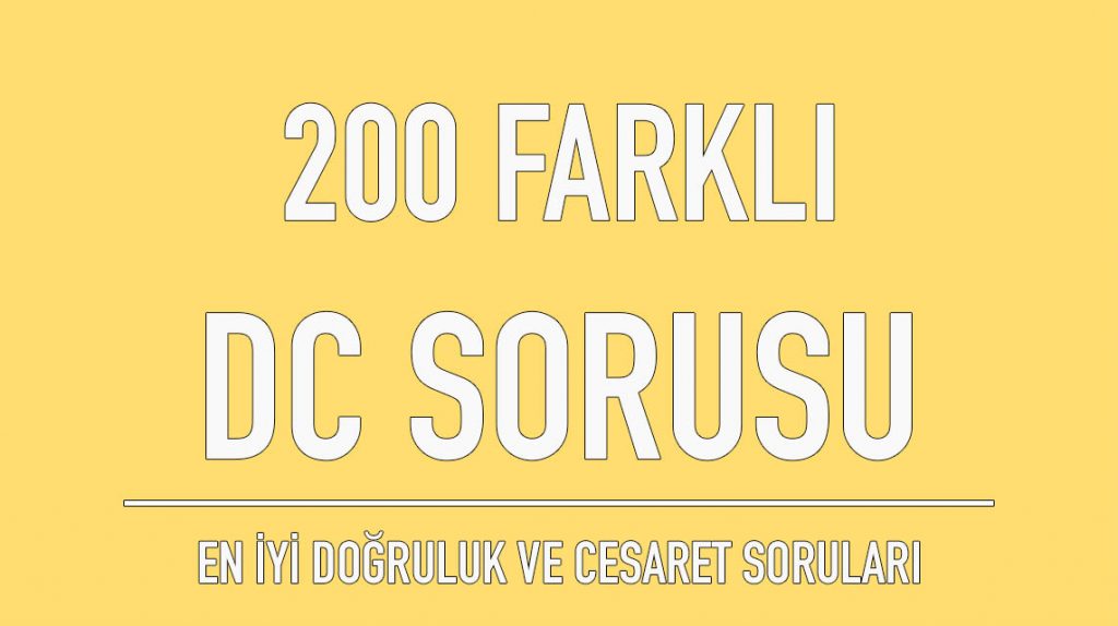 dc soruları